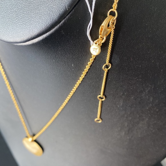 (58)Madewell NWOT Disc Necklace - Picture 3 of 4